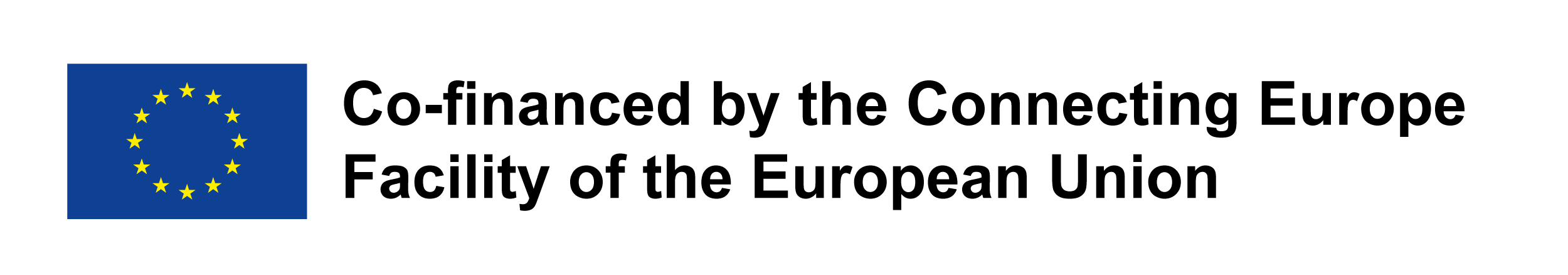 Co-financed by the Connecting Europe-logo