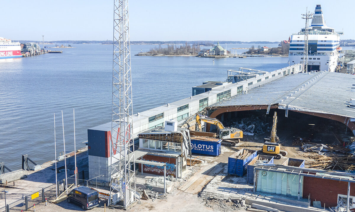Makasiini purkutyömaa