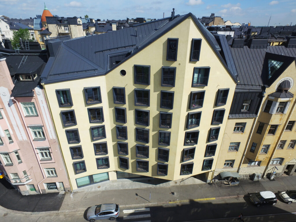 Mepan toimitalo Katajanokalla.