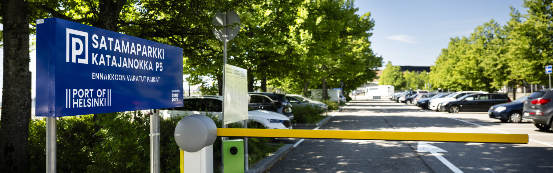 P5 parking area gate.