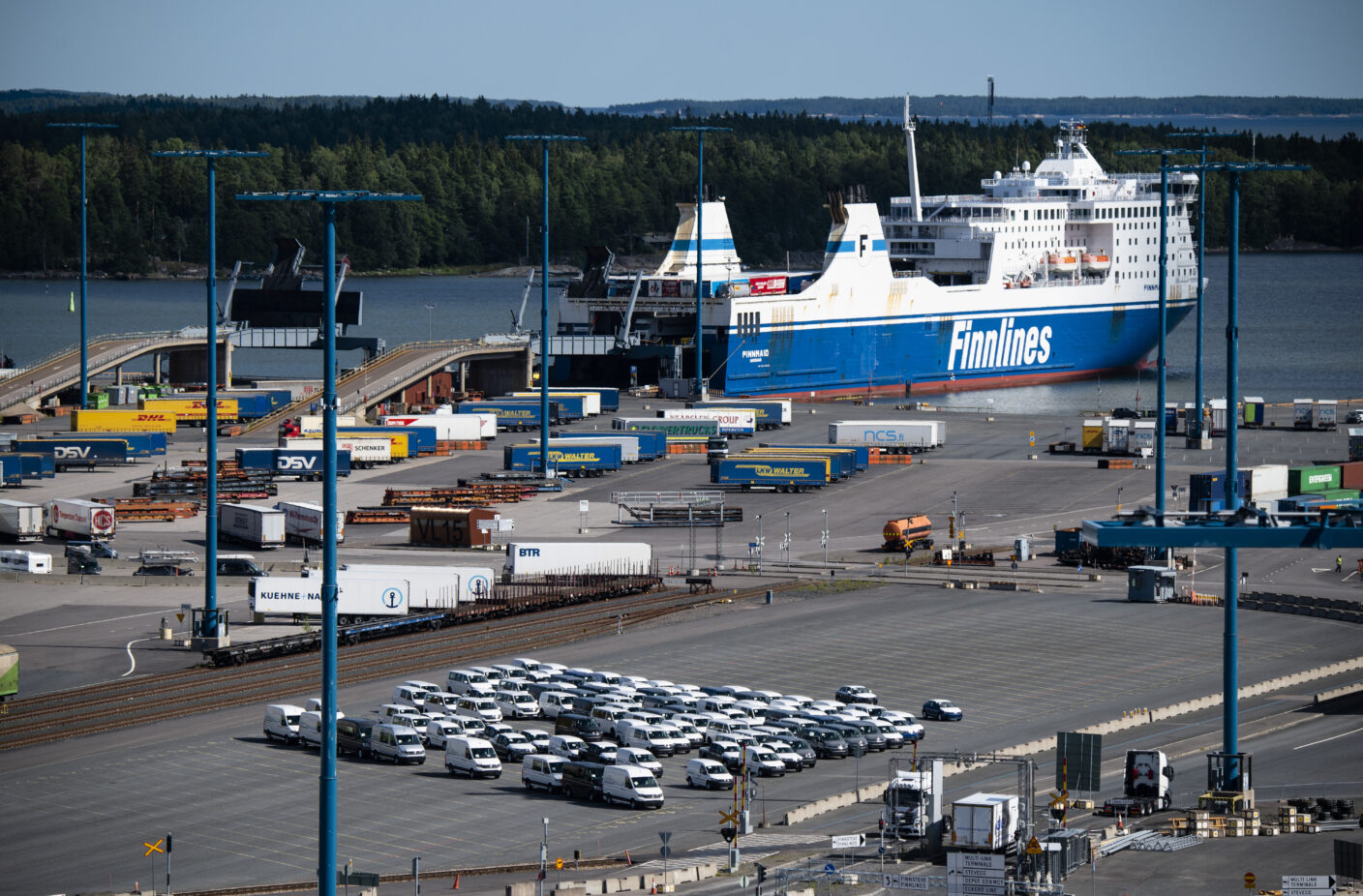 M/S Minnmaid Vuosaaren satamassa.
